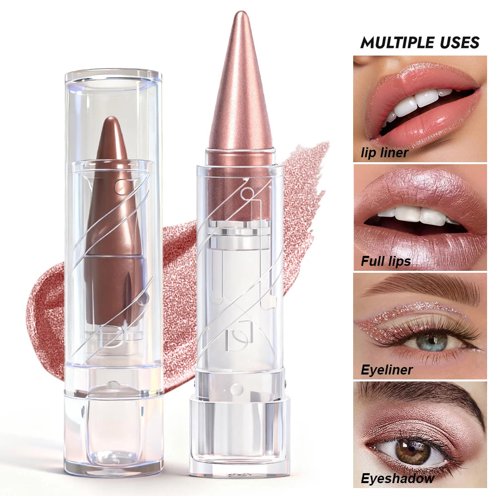 Pearlescent Shiny Lip Gloss Long-lasting Luster Waterproof Sweat Zpaxo
