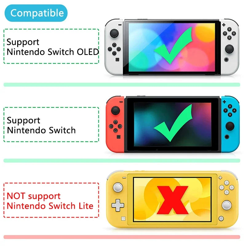 Grip Flip Vertical Bracket Nin-tendo Switch OLED Game Console