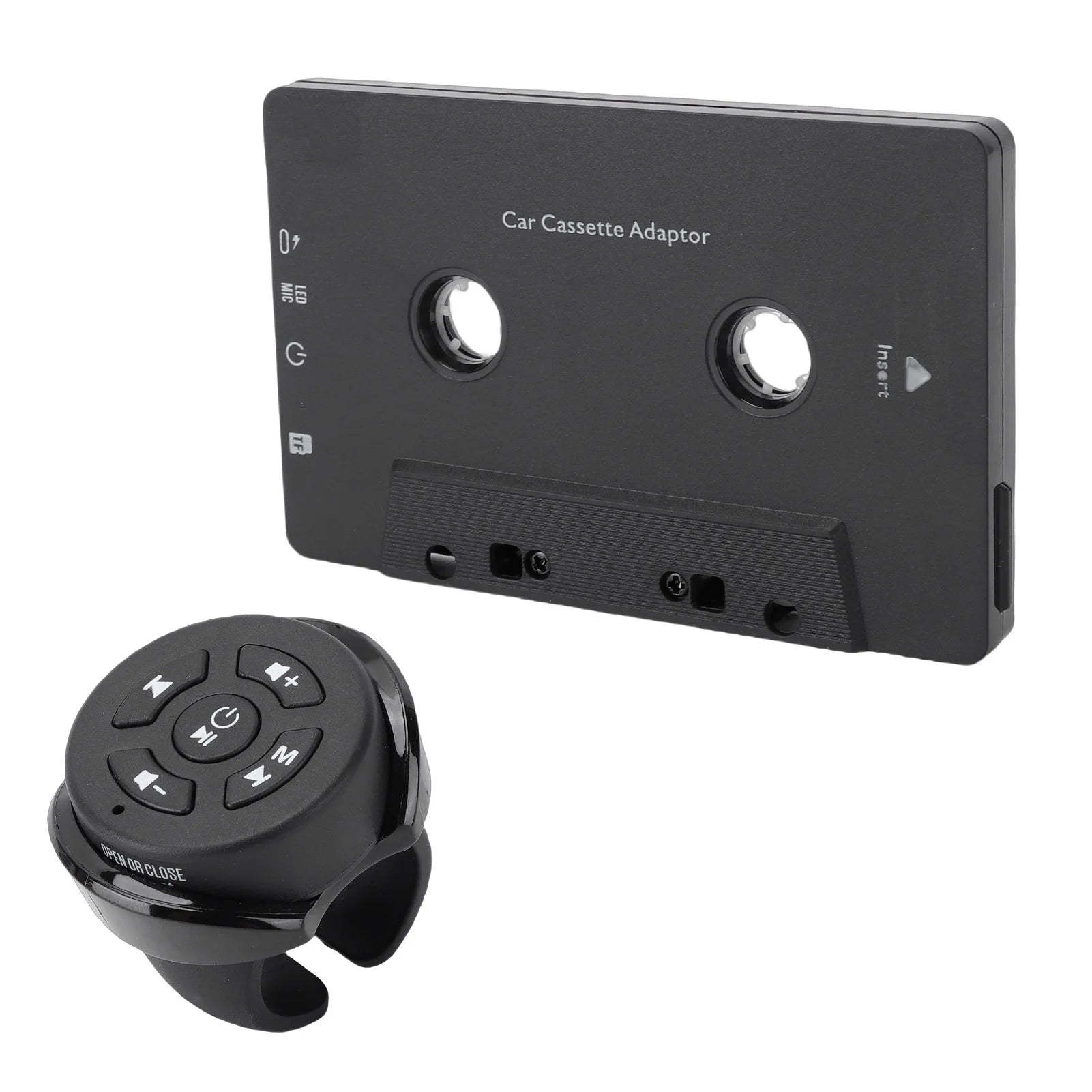 Car Wireless Cassette Receiver Remote Control Bluetooth Tape Player