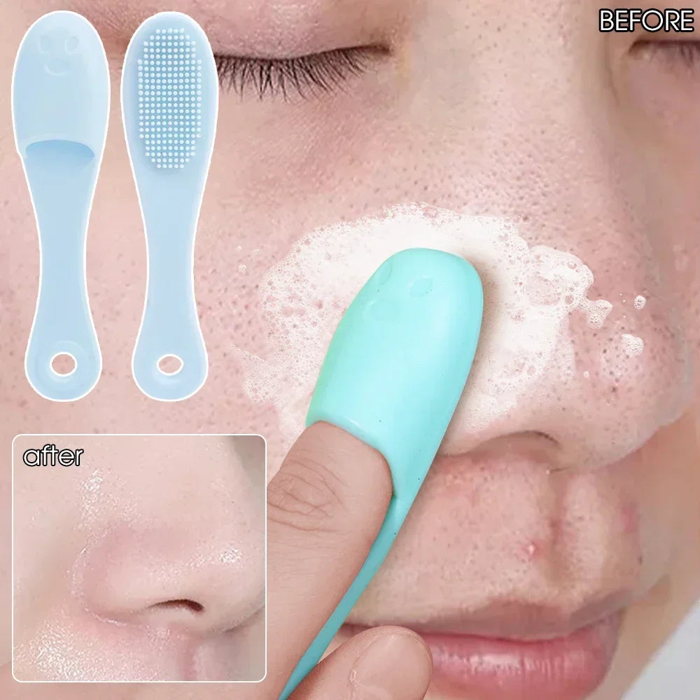 Silicone Nose Brush Facial Pore Cleaner Portable Blackhead