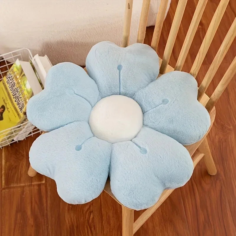 Flower Shaped Plush Throw Pillow Cute Decorative Cushion Sofa Bed