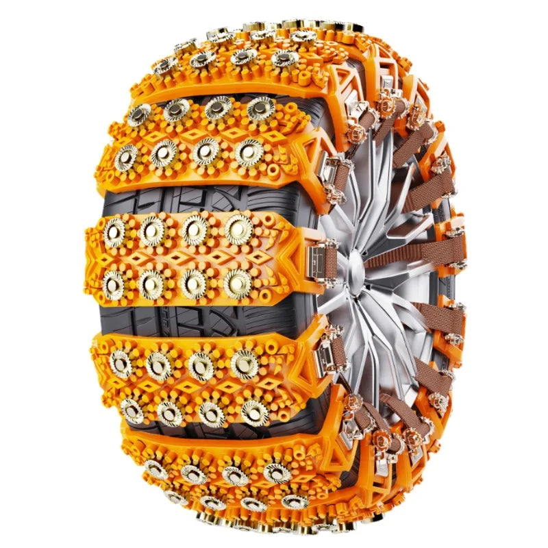 Universal TPU Snow Chains – Anti-Skid Tire Chains for Cars & SUVs