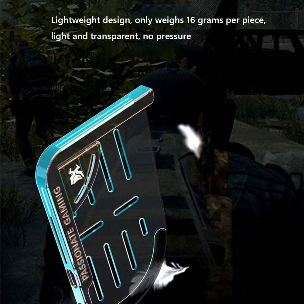 2pcs Soft SiliconeTrigger Gamepad Grip Handle Washable Auxiliary Mobile Game Holder Tablet Gaming Grip for iPad Tablet for PUBG Zpaxo