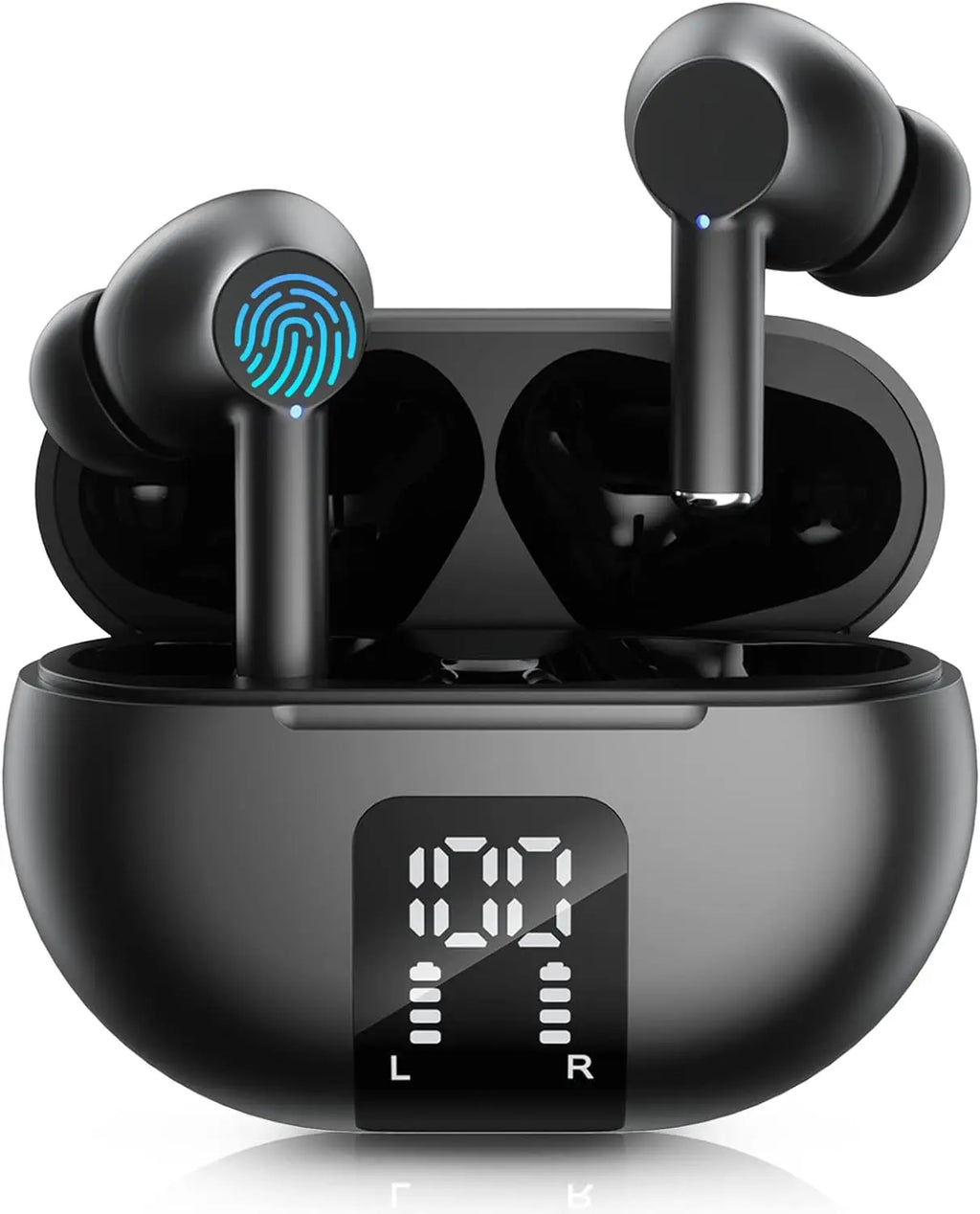 Wireless Earphone Bluetooth 5 3 Headphone 60H Playback LED Power
