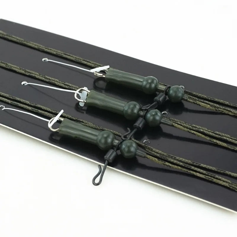 Hirisi 68CM Total Length 3PCS/PACK Carp Fishing Lead Core With Helicopter Rigs Braided Fishing Line For Carp Fishing Accessories Zpaxo