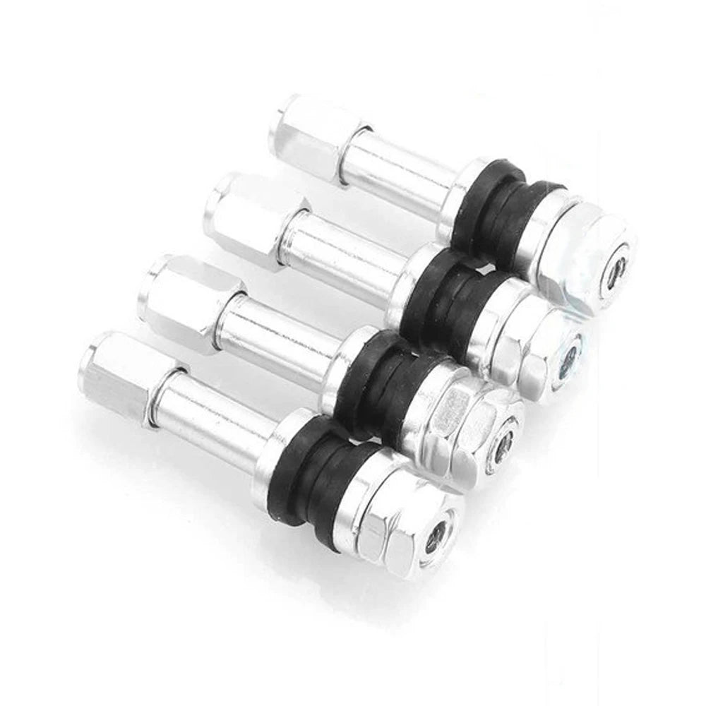 Metal Pressure Tubeless Motorcycles Car Wheel Bolt-in Tire Valve Zpaxo Silver