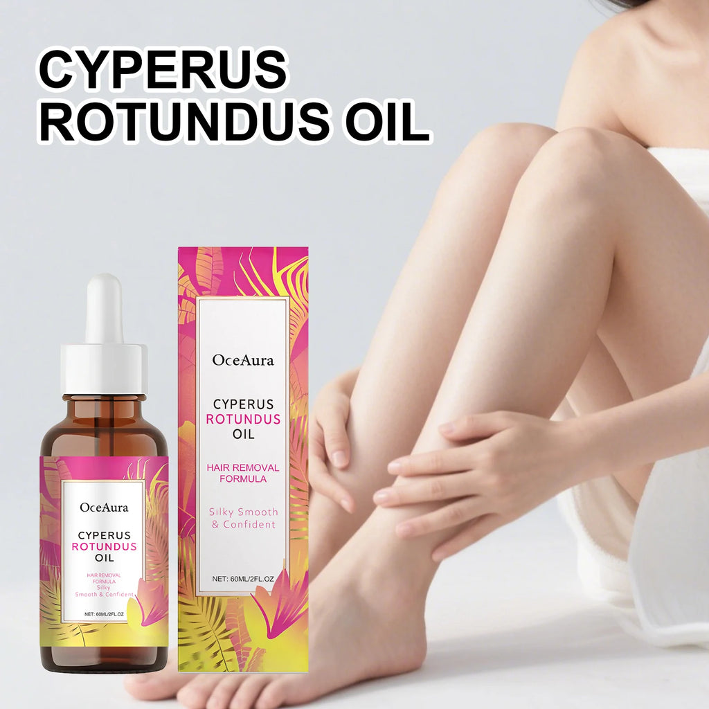 OceAura Cyperus Rotundus Oil – Hair Growth Inhibitor 60ml Hair Growth Inhibitor Oil Zpaxo