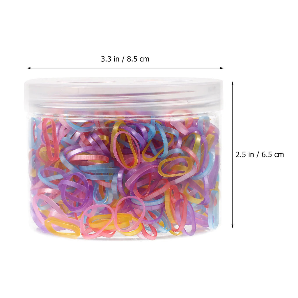 1 Box Versatile Colorful Elastic Hair Bands Dogs Cats Pet Ties