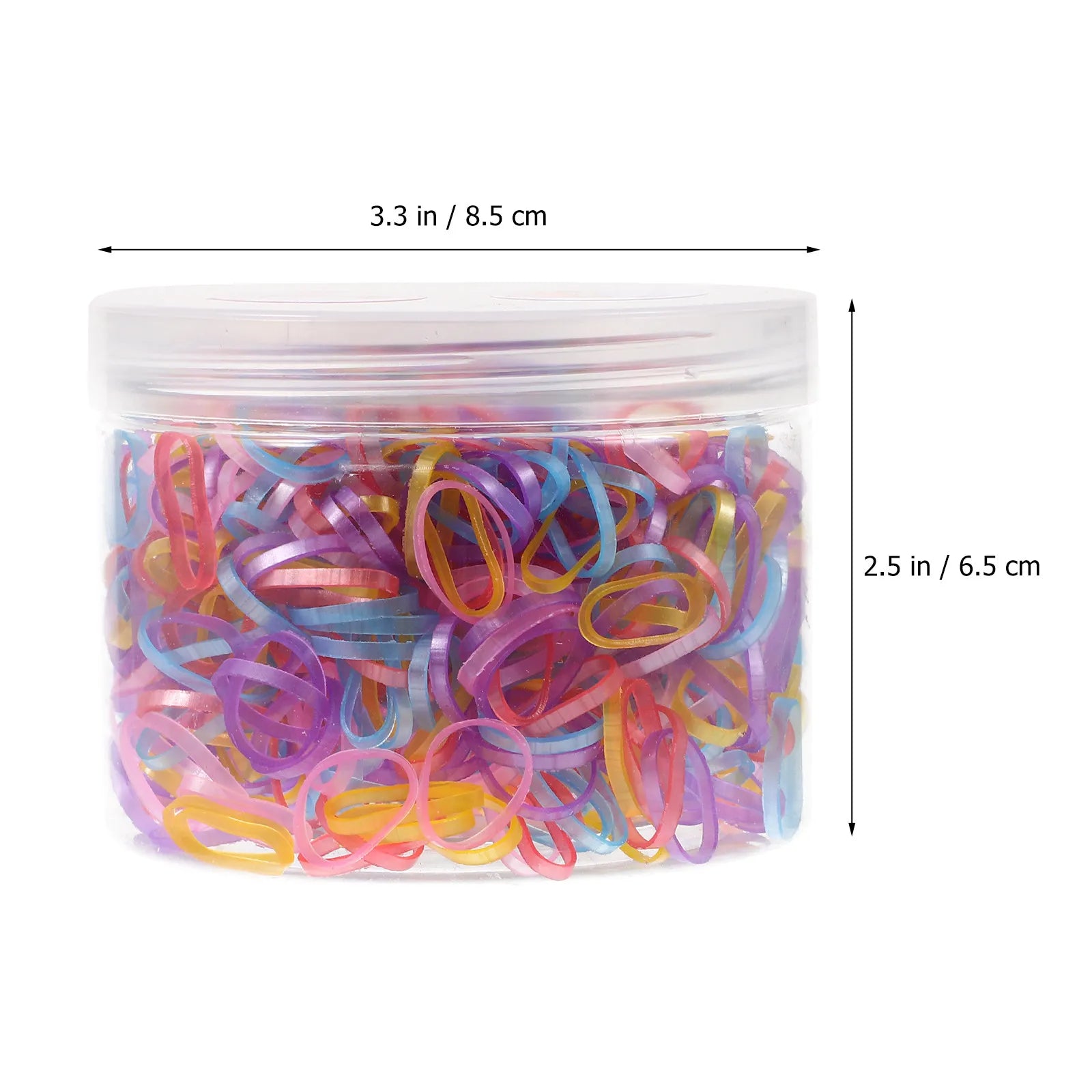1 Box Versatile Colorful Elastic Hair Bands Dogs Cats Pet Ties