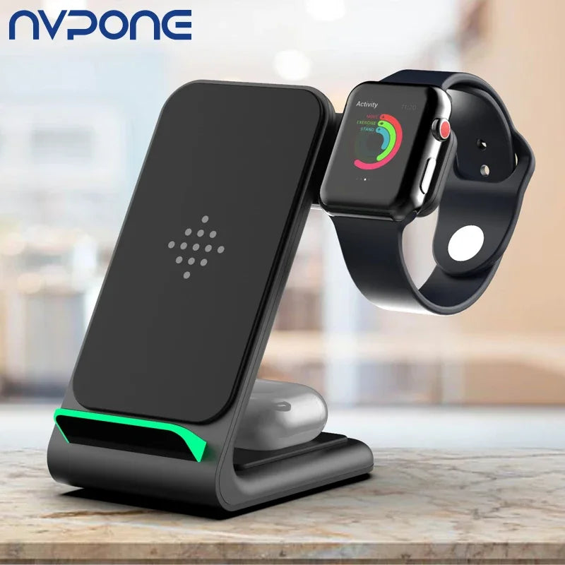 15W Phone Magnetic Fast Charge Station 1 Wireless Charger Holder