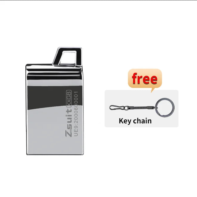Zsuit 10PCS Mini USB Sticks 4G 8G Pen Drive 16GB High-Speed USB Flash Drive 64GB Free Logo Gift Memory Stick Waterproof U Disk Zpaxo 3.0-64GBX10PCS Silver