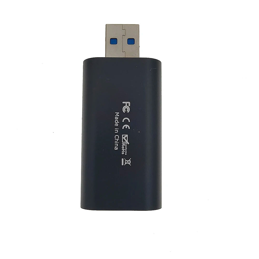 4K HDMI-Compatible Video Capture Card Streaming Board Capture USB 3.0 1080P Card Grabber Recorder Box for PS4 Game DVD Camera Zpaxo