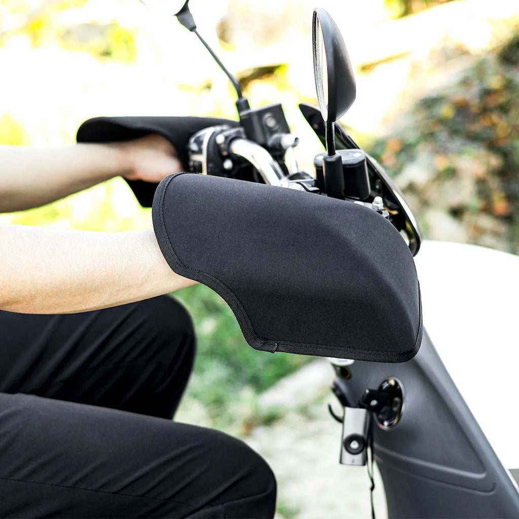 1 Pair Motorcycle Grip Handlebar Muffs Windproof Sun Protection Breathable Handguards Motorbike Handle Cover Gloves Zpaxo