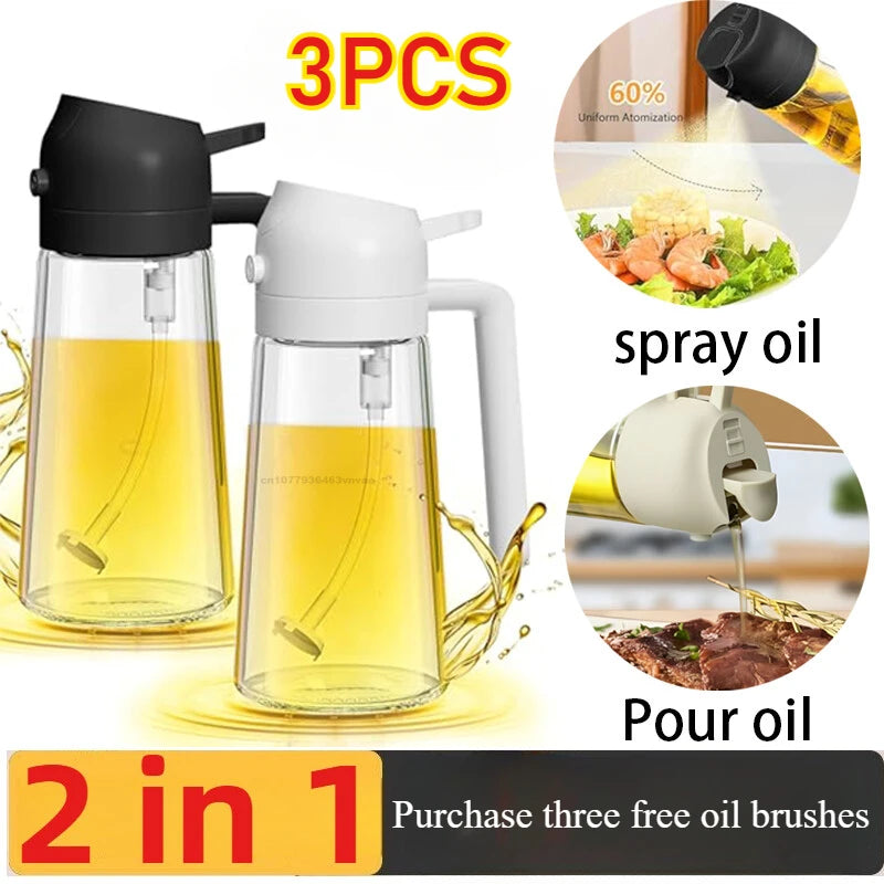 Olive Spray Dispenser Oil Dispenser Bottle for One Kitchen Oil Spray Oil Polisher Bottle Kitchen Storage for Camping Bbq Baking Zpaxo