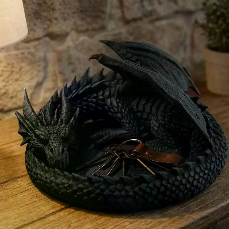 3D Printed Dragon Multipurpose Storage Tray Creative Desktop Zpaxo