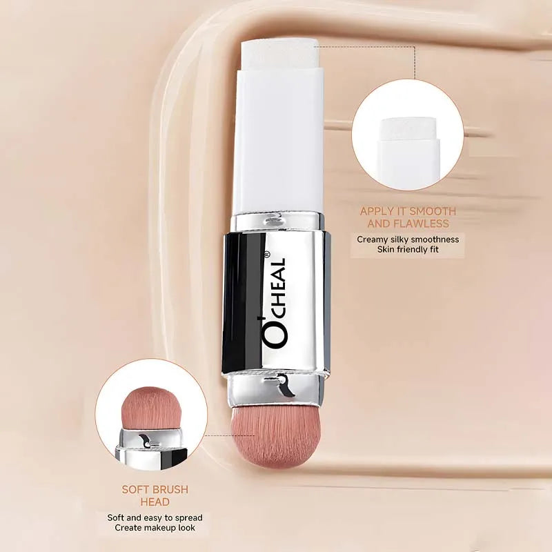 2-in-1 Temperature Changing Foundation Stick Facial Coverage