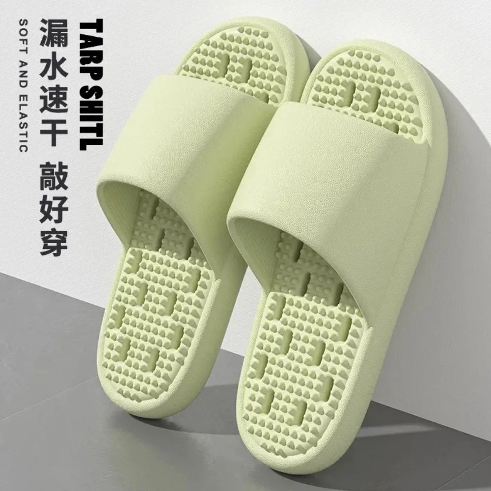 Leakage Quick-drying Thick-soled Massage Breathable Cooling Slippers