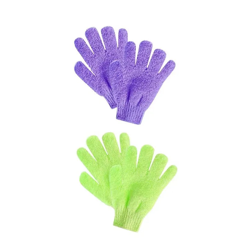 Five Finger Exfoliating Bath Gloves – Body Scrub Shower Mitt