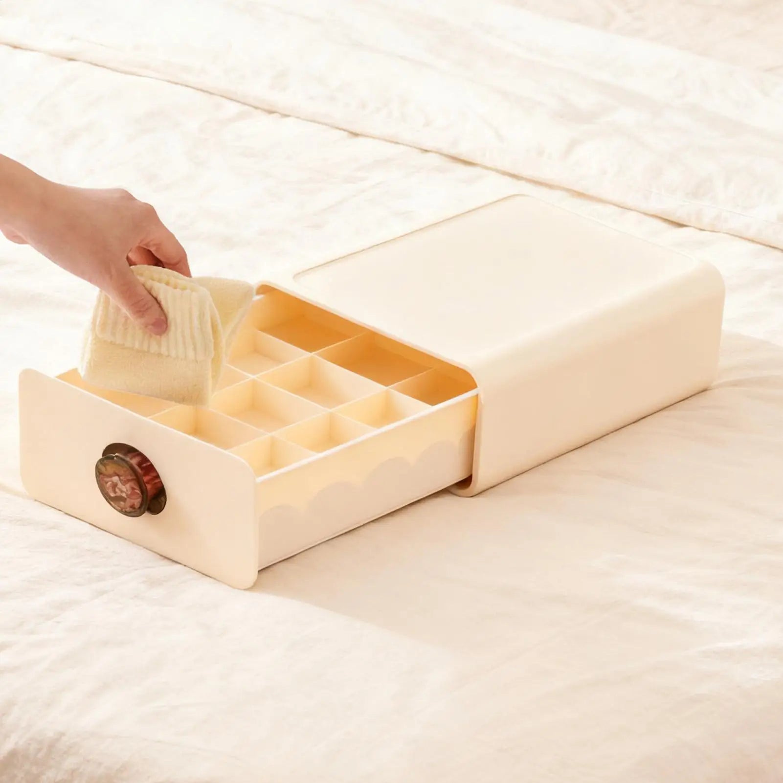 Underwear Drawer Organizer Closet Storage Divider Dresser Sock