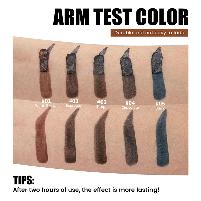 HANDAIYAN Semi-permanent Tattoo Peel Off Eyebrow Gel Tint Waterproof Zpaxo
