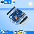 GY-87 10DOF IMU Sensor Module with MPU6050/HMC5883L/BMP180 - Compatible Triple-Sensor Fusion Board for arduino Zpaxo Default Title