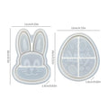 Resin Tray Molds Epoxy Mold Silicone Easter Rabbit Egg Shaped Trinket