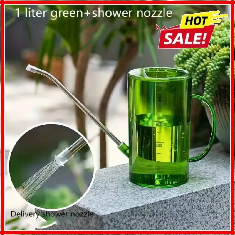 Long Spout Watering Can with Gardening Shovel Set Garden Irrigation Spraying Pot for Indoor Outdoor Plants Flower Zpaxo