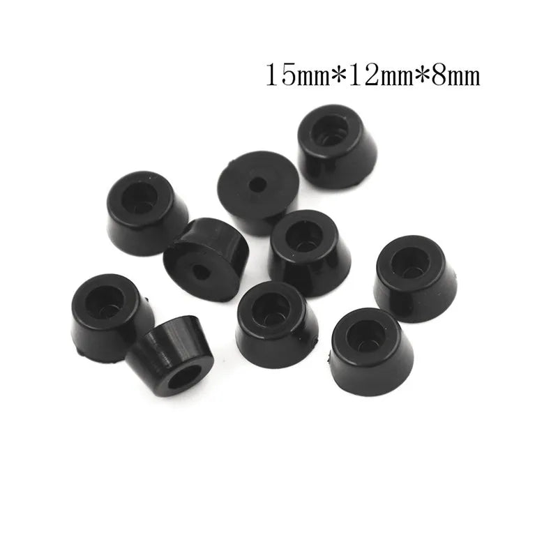 Plastic Bumpers Embedded Washer Feet Pad Instrument Holder 30x10mm Zpaxo Style2