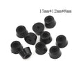 Plastic Bumpers Embedded Washer Feet Pad Instrument Holder 30x10mm Zpaxo Style2