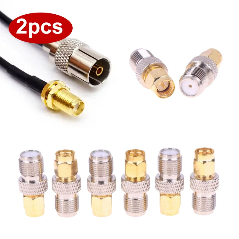 Group SMA Male Turn F Female Copper RF Conversion Head Smaj FK Zpaxo