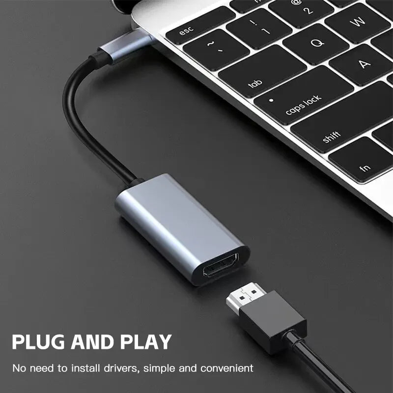 C HDTV 4K Adapter USB USB3 1 Male Female Converter Cable Laptop Zpaxo