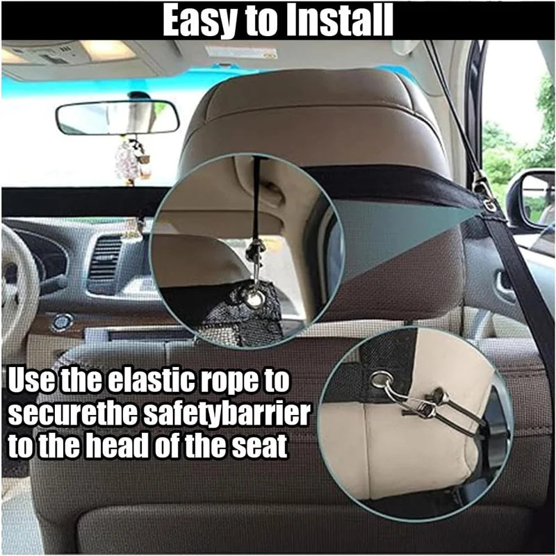 Car Anti-collision Mesh Pet Auto Fence Barrier Isolation Network