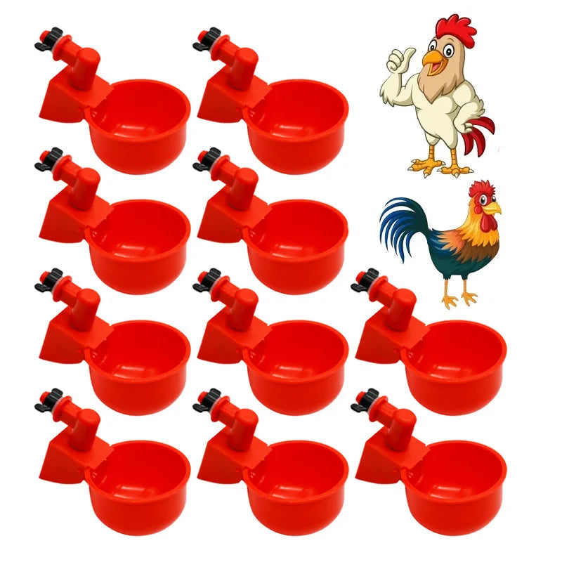 Chicken Feeder Poultry Diy Port Gravity Feed Rain Proof No Waste