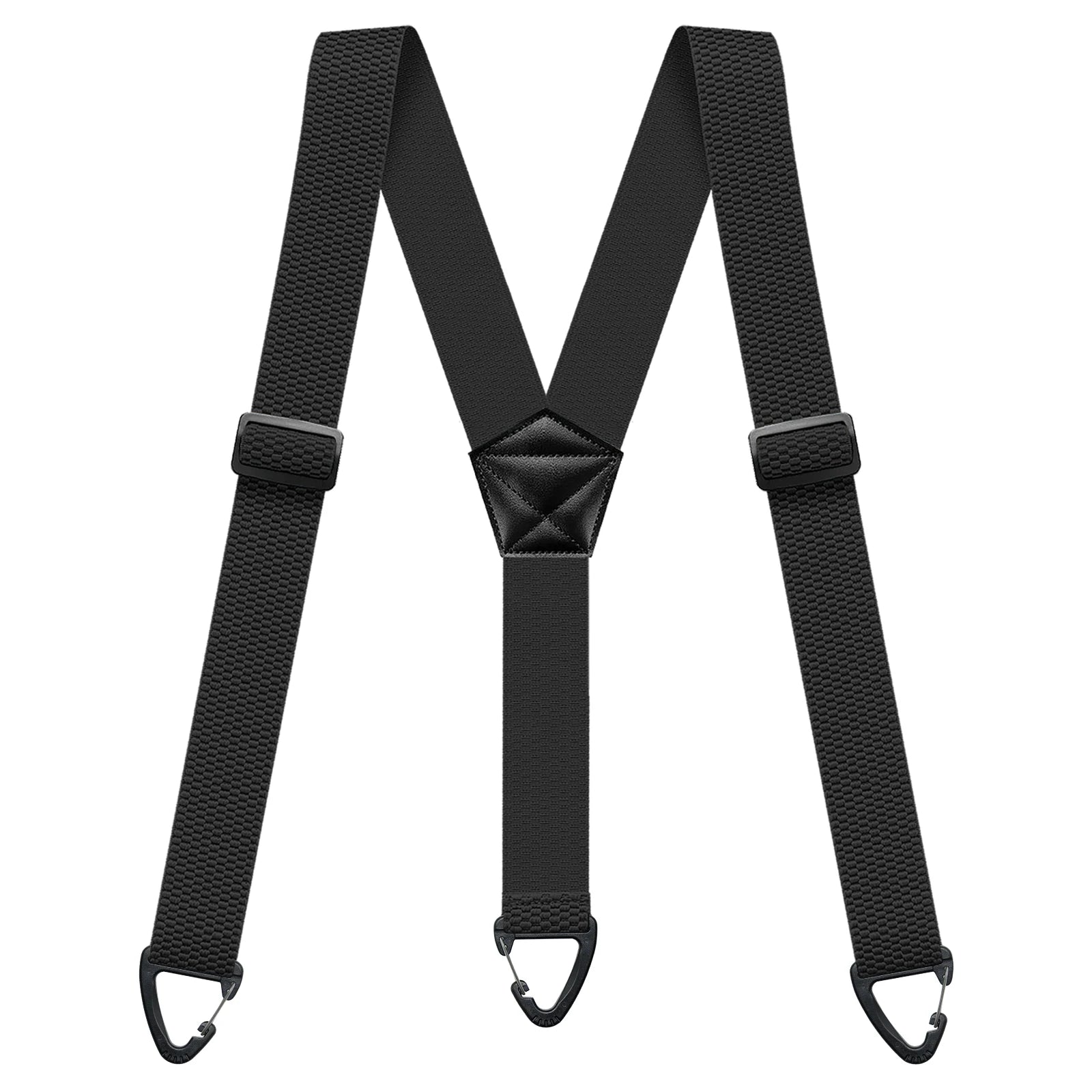 Hidden Suspenders for Men Heavy Duty Work Under Y Back Suspender Clothes 1.5 Inches with 3 Snap Loop Zpaxo