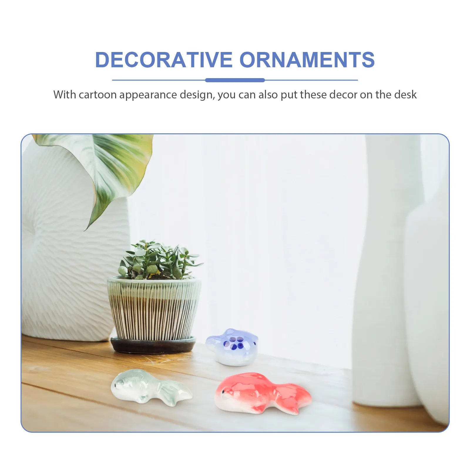 Floating Goldfish Decor Ceramic Fish Tank Ornament Aquarium