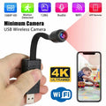 4K USB Surveillance Wifi Cameras Mini Flexible Lens Cable Motion