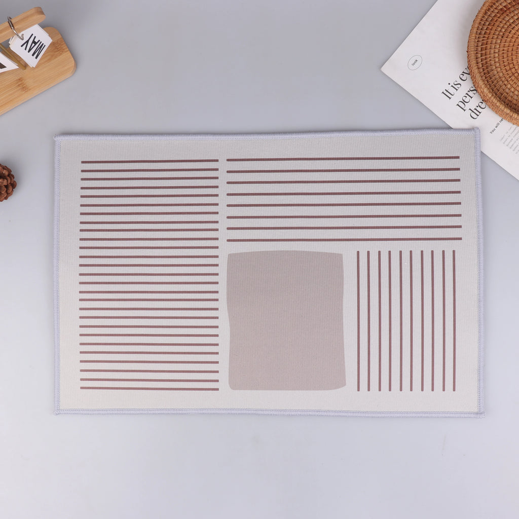 Simple Diatomite Bathroom Mat Household Doorway Water-absorbent Zpaxo A10