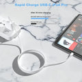 4PCS USB C to USB C Cable 100W Fast Charging Charger for iPhone 17/16/15 Samsung Xiaomi Huawei - High-Speed Data Sync Cable Set Zpaxo 4PCS 1m
