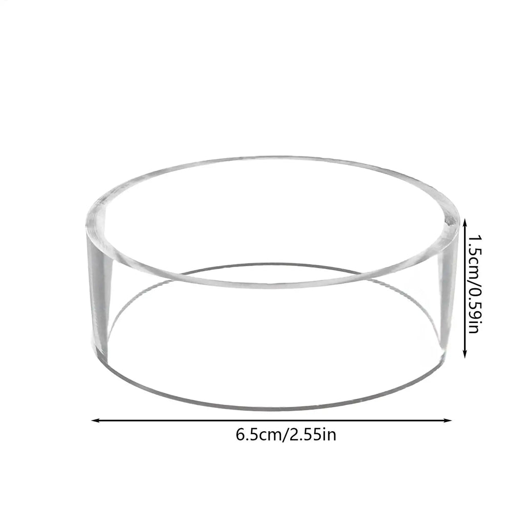 Acrylic Ball Holder Round Ring Stand Display Football Basketball