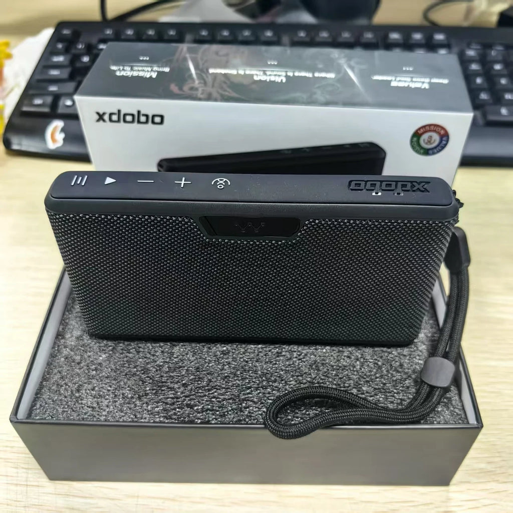 Outdoor X8 Air XDOBO Bluetooth Speaker Wireless Speaker Mini Portable Music Box Hiking Party Loudspeaker for Riding Hiking Zpaxo Xdobo-X8Air