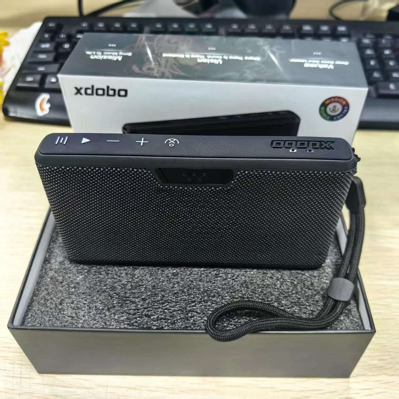Outdoor X8 Air XDOBO Bluetooth Speaker Wireless Speaker Mini Portable Music Box Hiking Party Loudspeaker for Riding Hiking Zpaxo Xdobo-X8Air