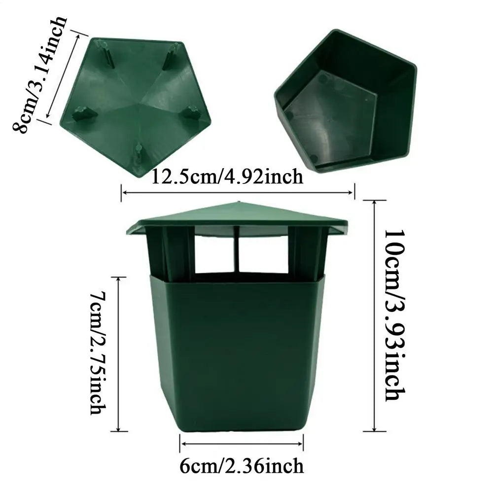 Slug Traps Garden Farm Protector Slug House Pests Reject Animal Pests Repeller Snail Trap Catcher Gintrap Tools Snail Cage Zpaxo 1PC