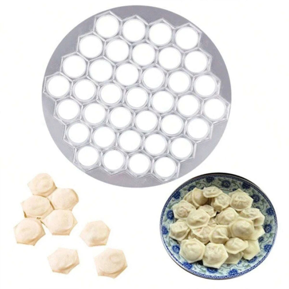 Aluminum Alloy Dumpling Mold 37 Holes Dumpling Maker Pastry Biscuits Ravioli Dough Meat Press Cutter Kitchen Baking Tools Zpaxo