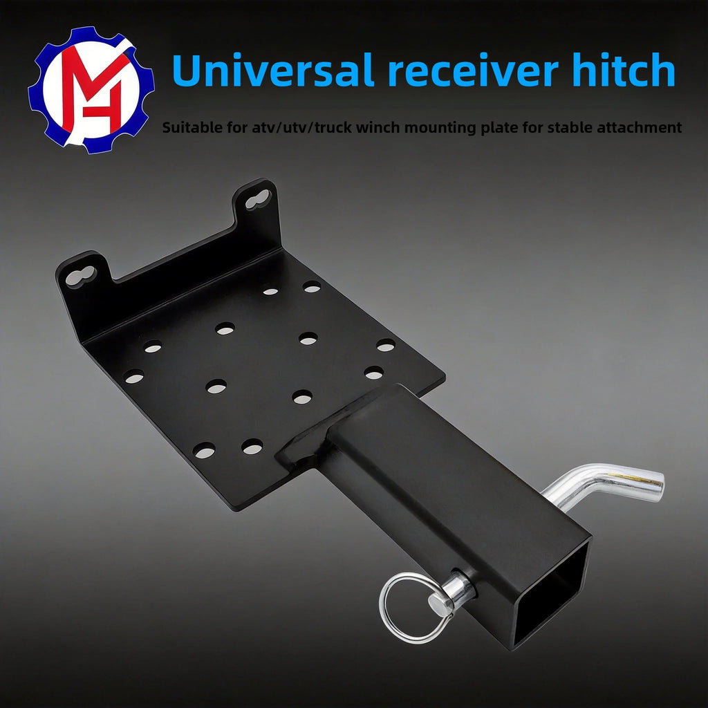 Universal Winch Hitch Bracket – ATV, UTV & Truck Receiver Mount