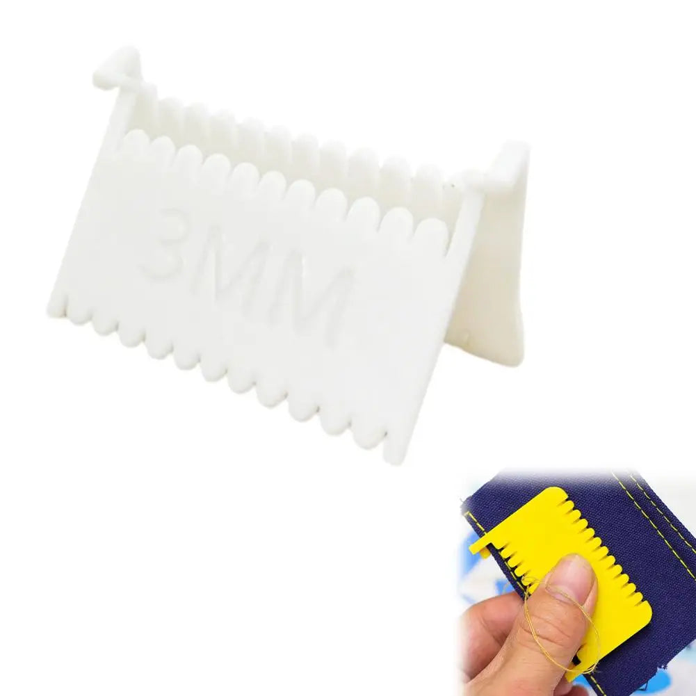 Clip-On Needle Gauge Sewing Guide 2/3/4mm | Edge Stitching Tool Sewing Gauge Tool Zpaxo White 3MM