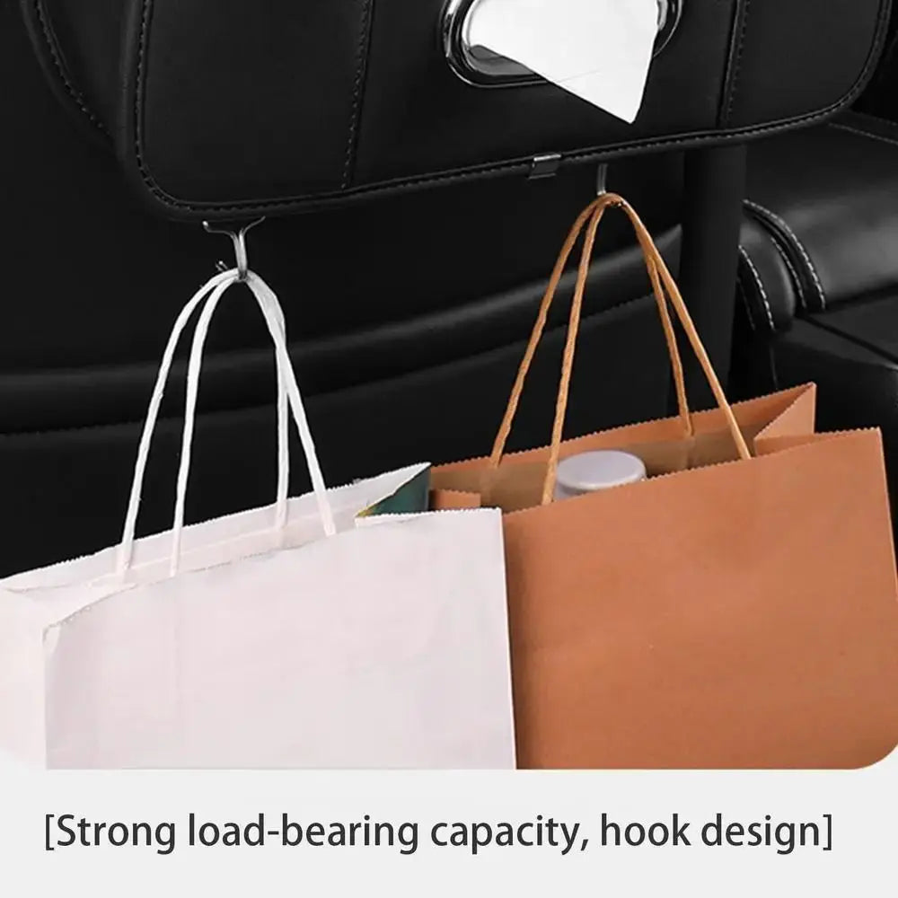 Partition Design Car Backseat Storage Box Water-proof Space Saving Zpaxo