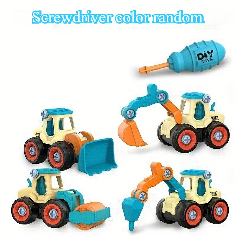 Children's Construction Model DIY Screw-assembly Toy Disassemblable