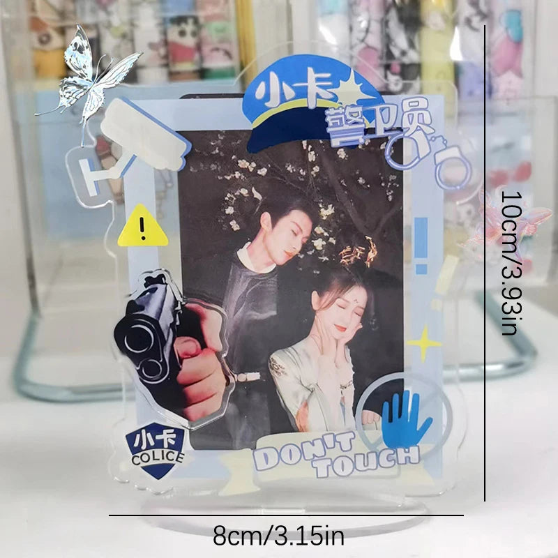 Kawaii Kpop Photocard Holder Idol Photo Card Display Small Protective