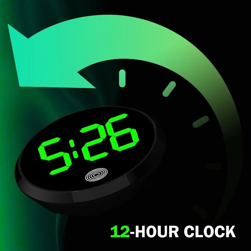 Car LED Dashboard Clock – Touch-Control Digital Display