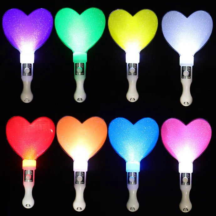 Glow Stick Star Wand Heart Shape Light Concert Party Atmosphere Props